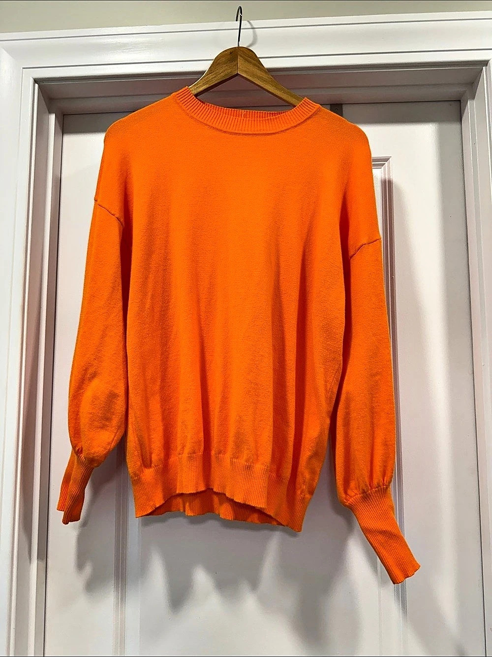 Orange Crewneck Sweater Like New